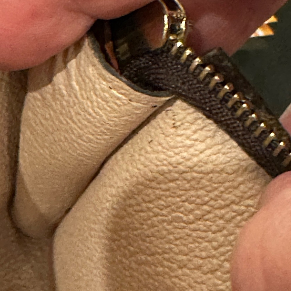 Authentic Louis Vuitton Brown Monogram Pochette Cert. Of Authenticity - Picture 8 of 12